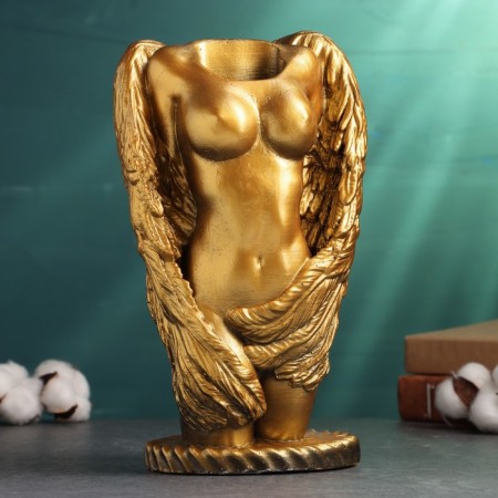 Vase "Angel" 26x16cm, gold