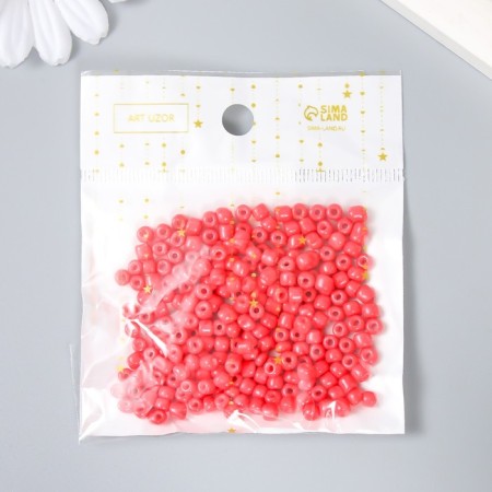 Round beads 6/0 "peach" 20 g-4