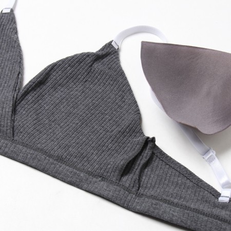 Female set (top, panties) dark gray color, size 42-44-10