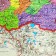 Russian Political Administrative map, 157 x 107 cm, 1: 5.5 million, laminated