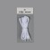 Shoes for shoes, steam, round, d = 5 mm, 90 cm, white color