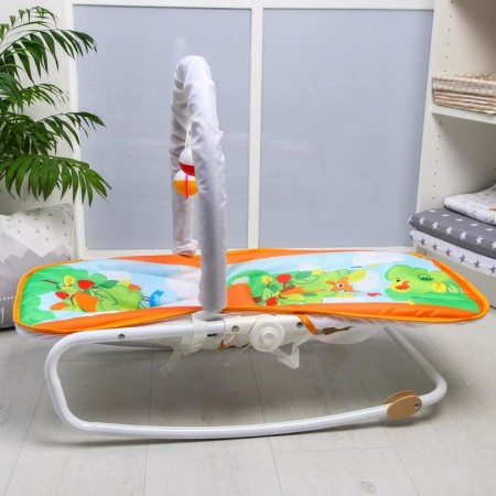 Swear-rocking chair for newborns "Forest Fairy Tale", game arc, removable toys mix-7