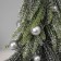 Christmas tree decor "with balls and sparkles, in a pot" 23x7.5 cm