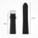 Watch strap, male, 22 mm, harness 75 mm, larynx 115 mm, genuine leather, black