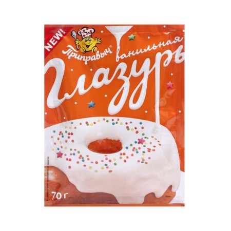 Glaze "Obrysh", Vanilla, 70 g