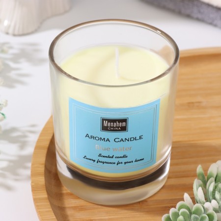 Aromatic candle "Aroma Candle", black chestnut bunge, 8x9 cm-1