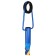 Rope for climbing, pouring, length 2 m, mix color
