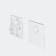 The plugs for the invoice of the Exiley 2 pcs, white