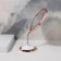 Mirror on a flexible leg “Circle”, with an increase, D mirror surface 15.5 cm, Copper/white color