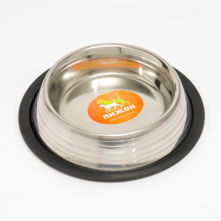 A bowl with a non -slip base with stripes, 230 ml-2