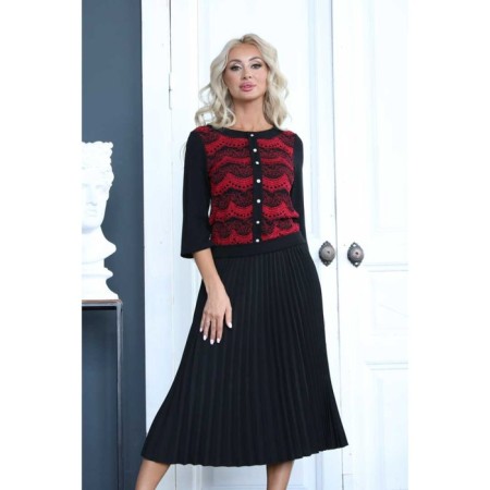 Female dress, size 46, black color-13