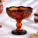 Candy "Strawberry", carved, Khokhloma