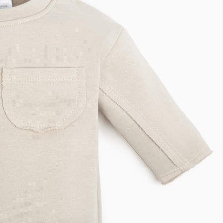 Baby sweatshirt I am Street Style, height 86-92 cm, beige-3