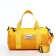 Youth bag with zipper, yellow color