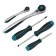 Tool set GROSS 14148, 78 before, 120 teeth, CRV, 1/4 ", 1/2"