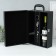 Casket wood, leatherette for 2 bottles "premium. Patterns" 3 objects 11.5x26x37 cm
