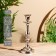 Classic candlestick per 1 candle 8x8x22 cm