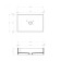ABBER KRISTALL AT2803OPAL sink, invoice, 600x400x150 mm, brown