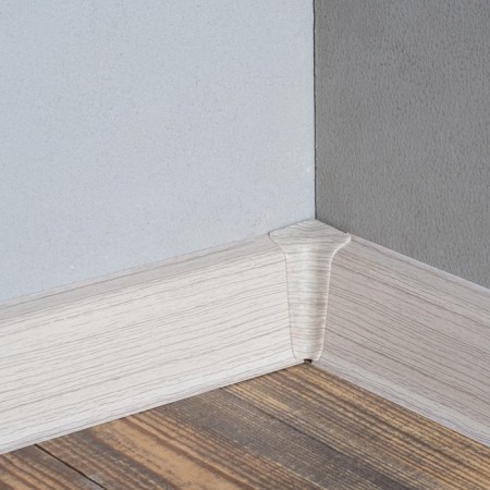 Floor skirting board 55mm "decoration", 253 gray ash 2.2m-2
