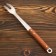 A fork for meat with a wooden handle 36 cm, 7x3.5 cm