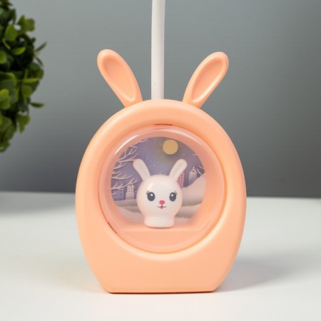 Bunny table lamp LED 3W USB peach 9.5x6x31 cm Risalux-8