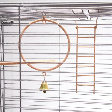 Birds Cage "Pigzon" No. 104-B, collapsible, 2 sections, 58 x 40 x 88 cm, beige-11