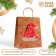 Craft package with embossing, round handle, "cap" 33 x 25 x 12 cm, 120 g