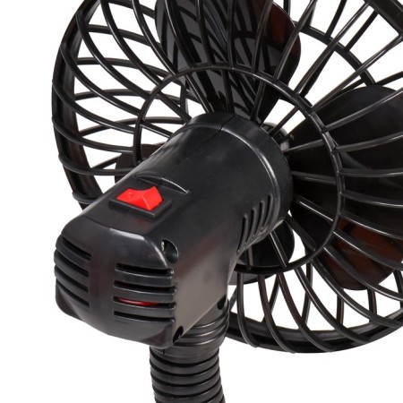 Fan 12.5 cm on a flexible rod in a cigarette lighter plastic 12V Airline ACF-12-02-3
