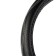 Braid on the steering wheel Nova Bright eco -leather, black, shagren, white line, size M
