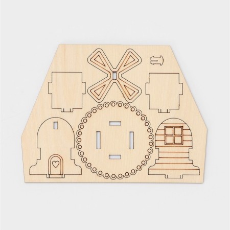 Toothpick stand "Mill", 7 × 7 × 7 cm-7