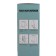Dispenser for antiseptic/liquid soap mechanical, 350 ml, plastic, brown color