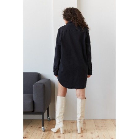Dress shirt female Eliseeva Olesya, size 48, black color-4