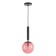 Bayerlux lamp "Javier" E14 40W Black-red 15x15x35-185 cm