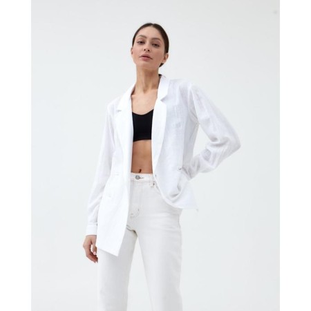 Jacket Women's Double -breasted Mist p. 42, white-1