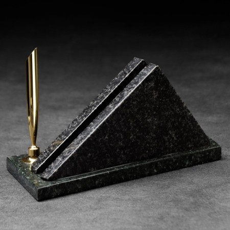 Table "Triangle" set, with a coat of arms, a coil-5