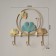 Wall metal hooks "leaves", 23 x 23 x 3 cm, load up to 3 kg
