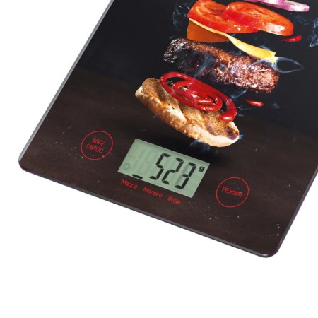 Kitchen Libra Maunfeld MKS-519G02, electronic, up to 5 kg, drawing "Burger"-2