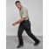 Semi -combinezone ski insulated male winter, size 54, black color