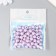 Beads for creativity plastic "Ball. Lilac overflow" set 20 grams d = 0.8 cm