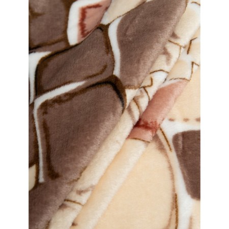 Texrepublic blanket, size 180x200 cm, brown color-7