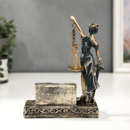 Souvenir Polystone Businessman "Femis - the goddess of justice" 18x13.5x5 cm-4