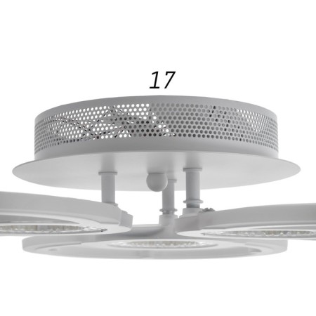 Causteen with PDU 1134/3wt LED 102W 3000K-6000K Dimmer white 56x56x7 cm Bayerlux-5