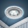 Lamp built -in era DK LD39, IP20, 50W, 95x25 mm, 4000k, white/chrome color