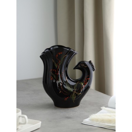 Ceramic VAZA "Dove", desktop, 25 cm, mix-9