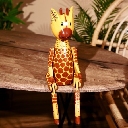 Souvenir "Girafic" hanging paws, wood 40 cm