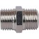 NIPPEL STUT SFT-0004-001414, 1/4 ", external/external thread, nickelled brass