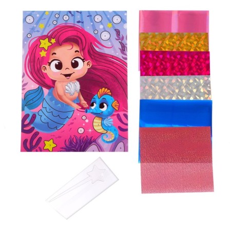 Application by foil "Mermaid and her friends"-3