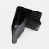 Male purse on 3 in 1 button for auto documents and passports, for cards, for coins, black color