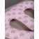 Pillow for twins "Bear with a bow", Hollofiber