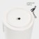 Porcelain barrel with a leaf on a wooden stand Bellatenero, 3.3 l, white color